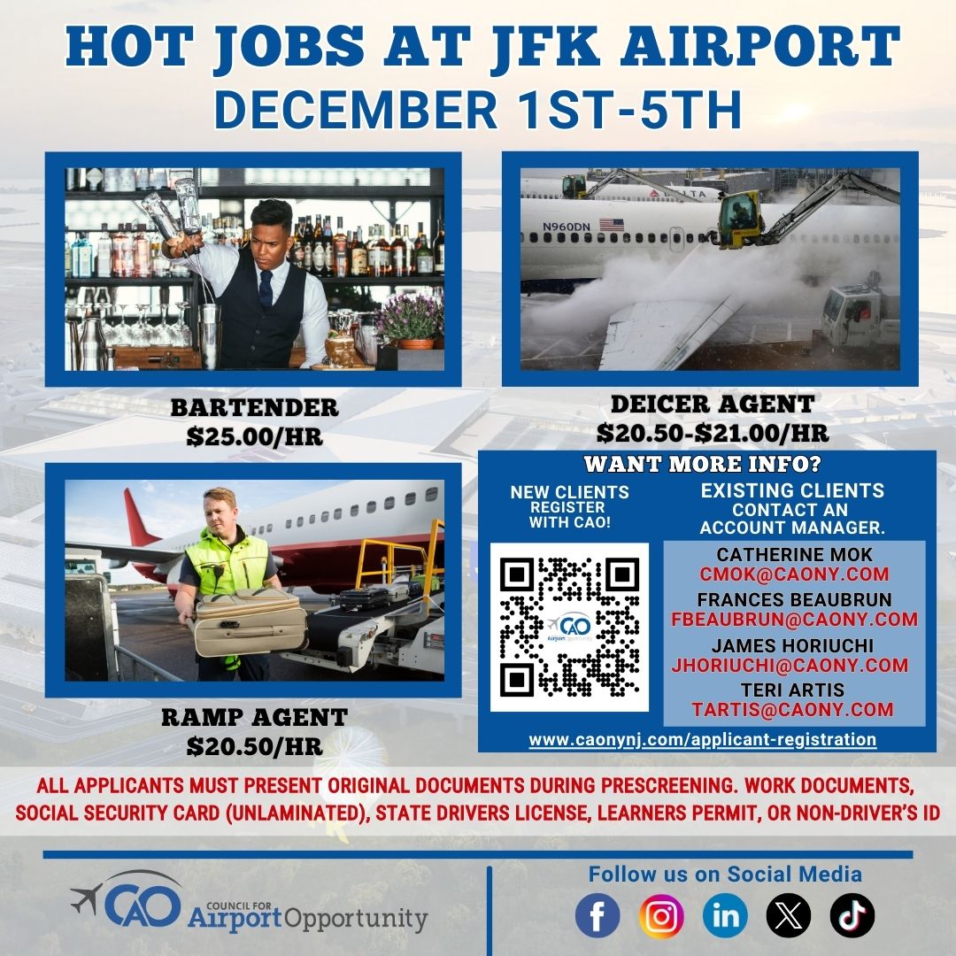Hot Jobs (December 1st-5th)