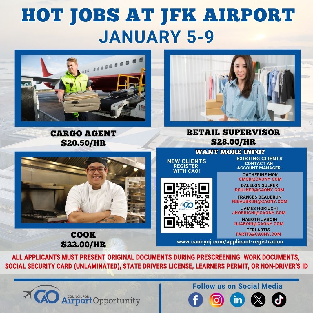Hot Jobs (January 5-9)