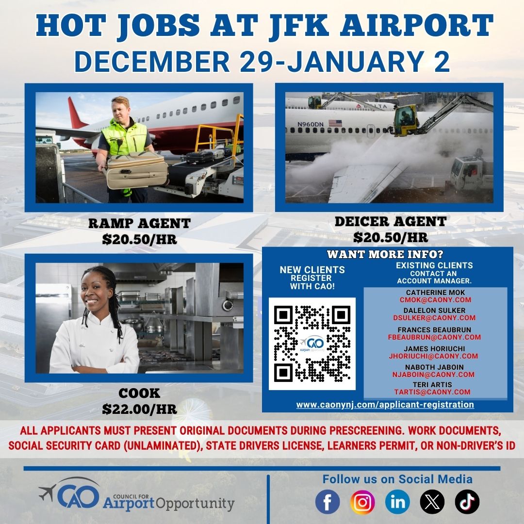 Hot Jobs (December 29-January 2)