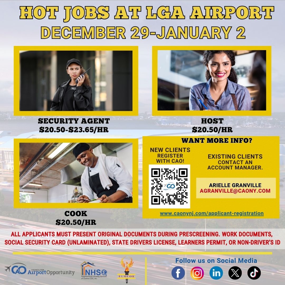 Hot Jobs (December 29-January 2)