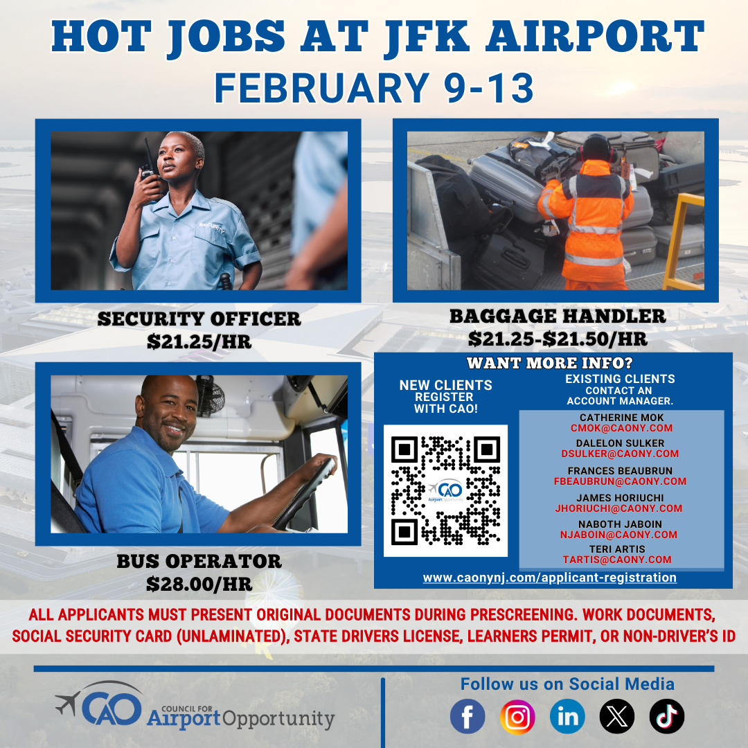 Hot Jobs (February 9-13)