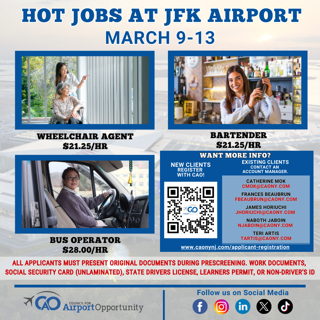 Hot Jobs (March 9-13)