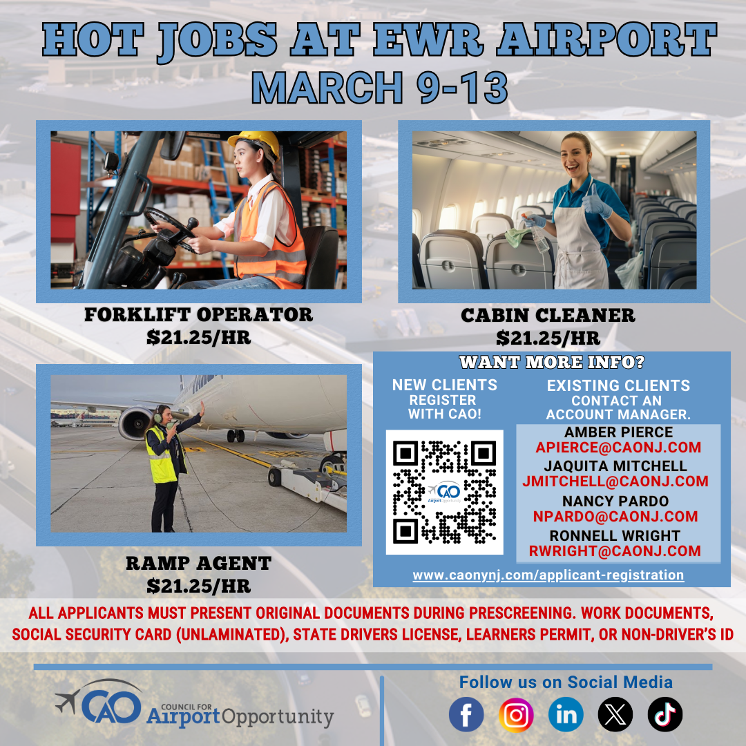 Hot Jobs (March 9-13)