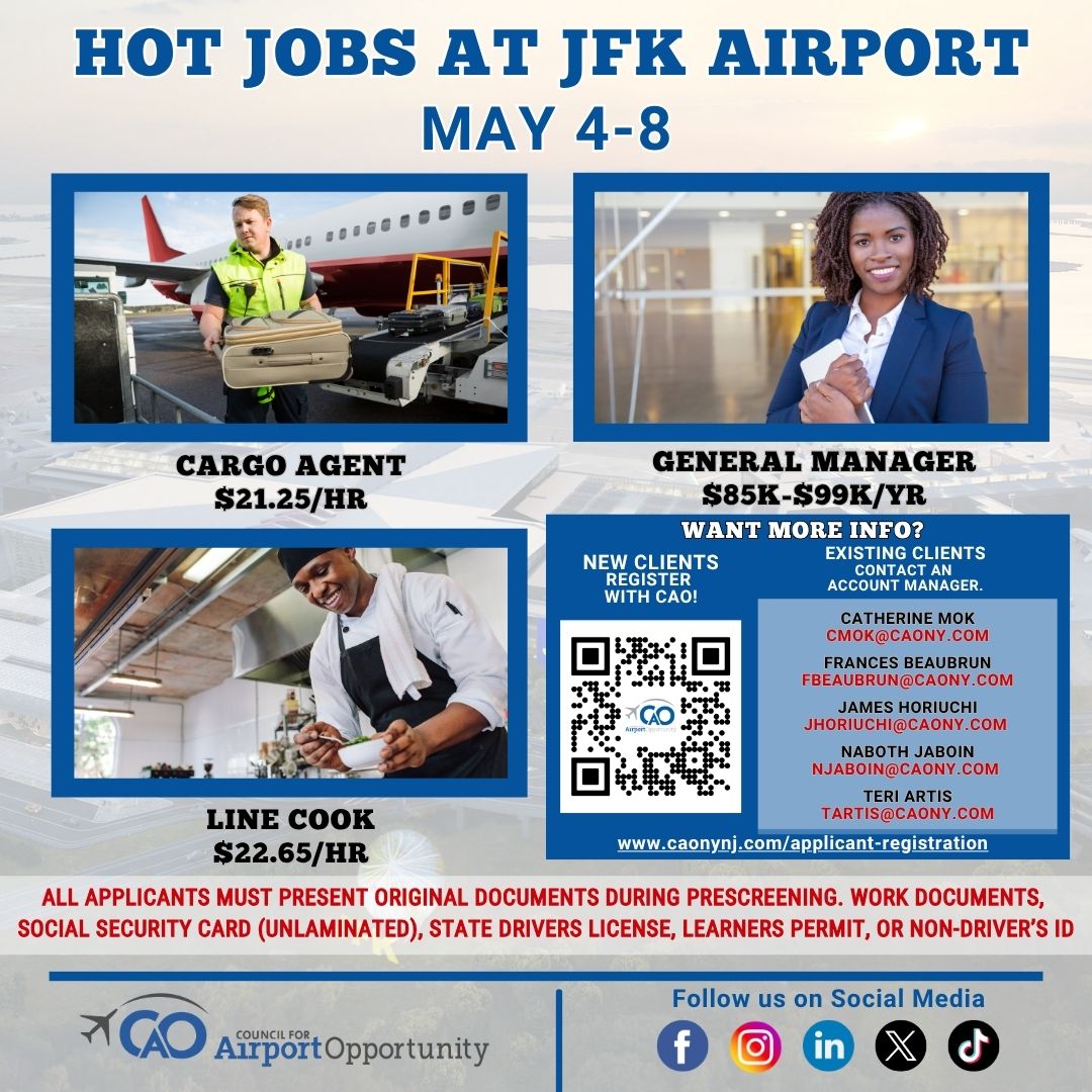 Hot Jobs (May 4-8)