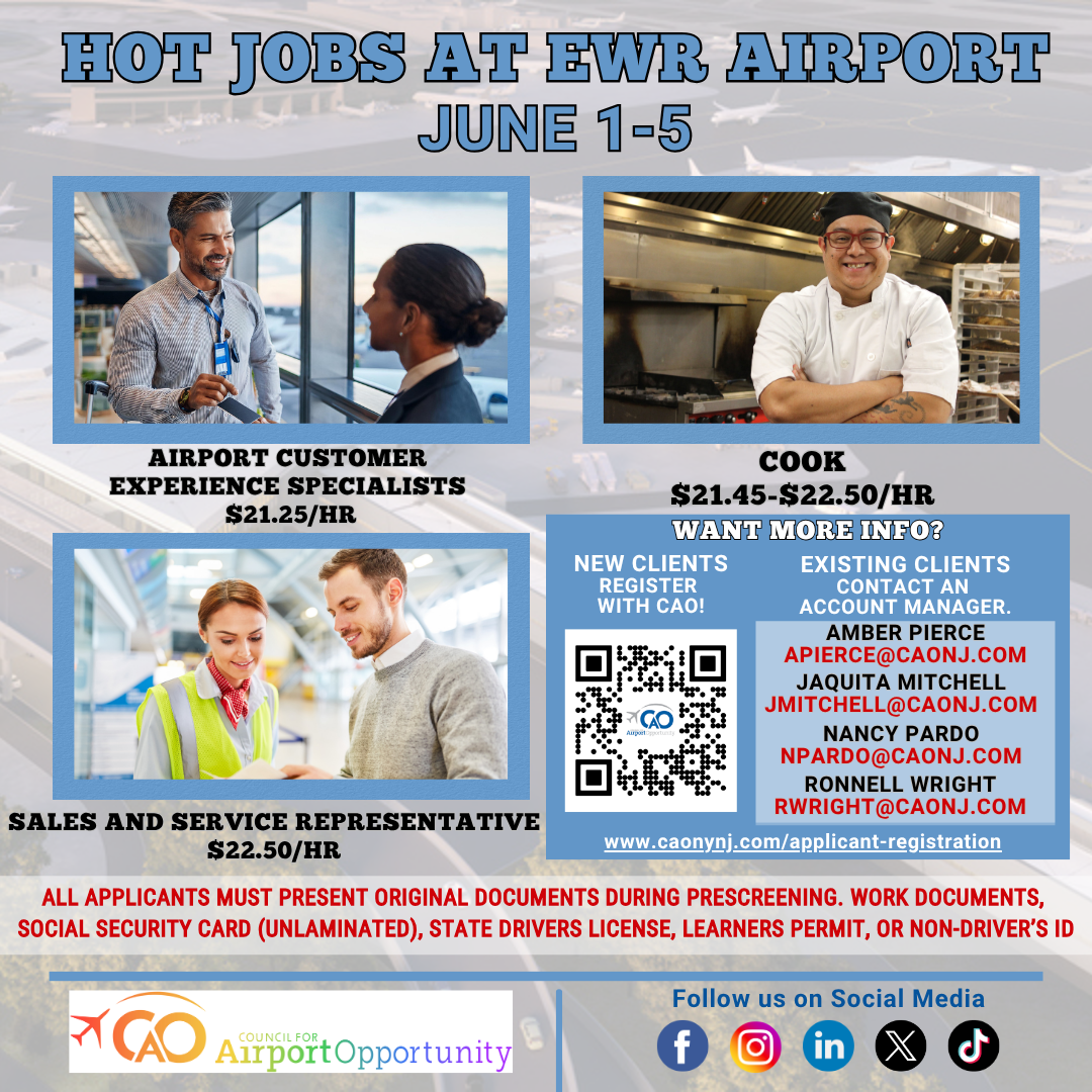 Hot Jobs (June 1-5)