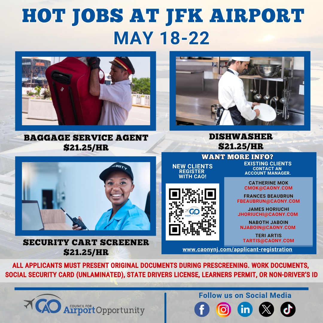 Hot Jobs (May 18-22)