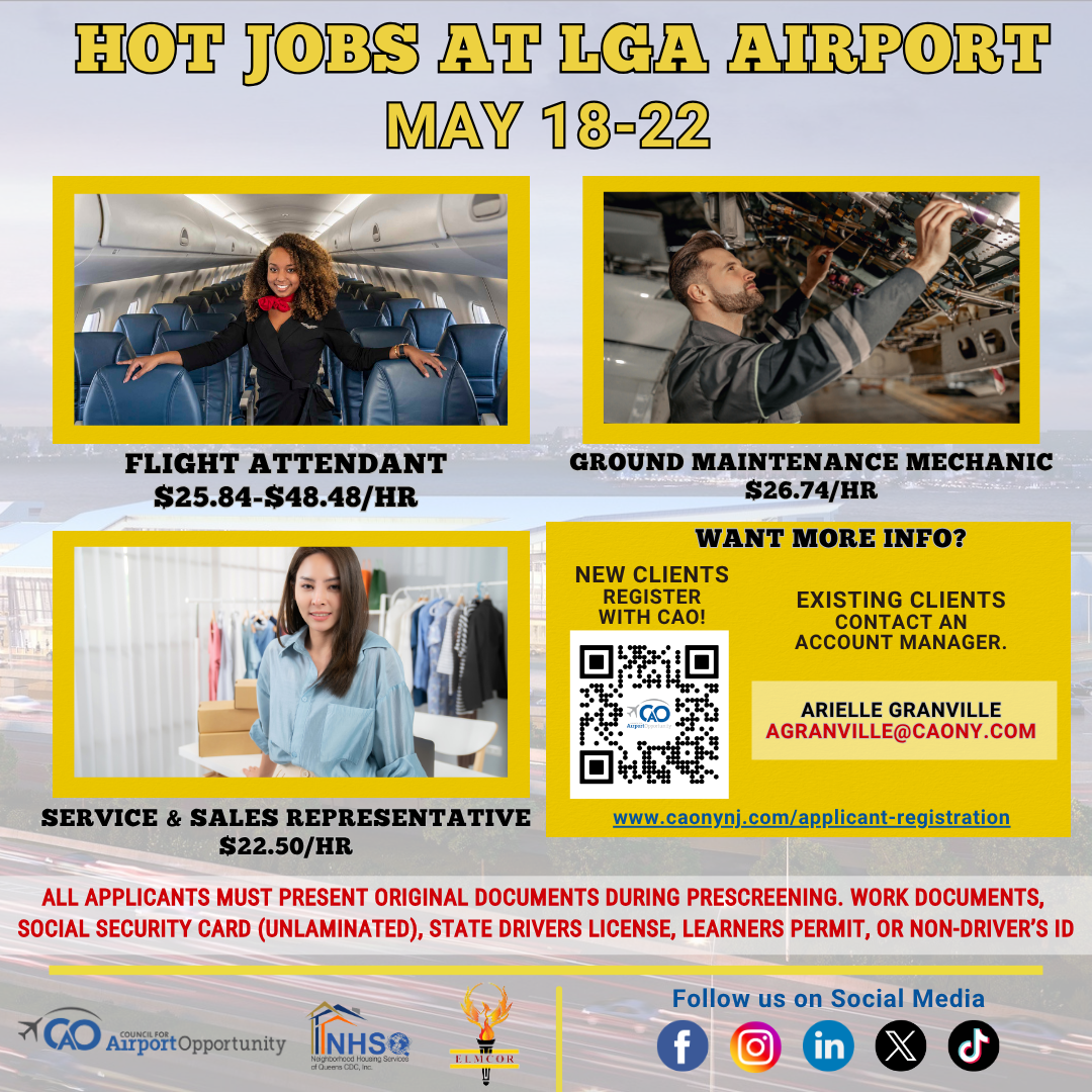 Hot Jobs (May 18-22)