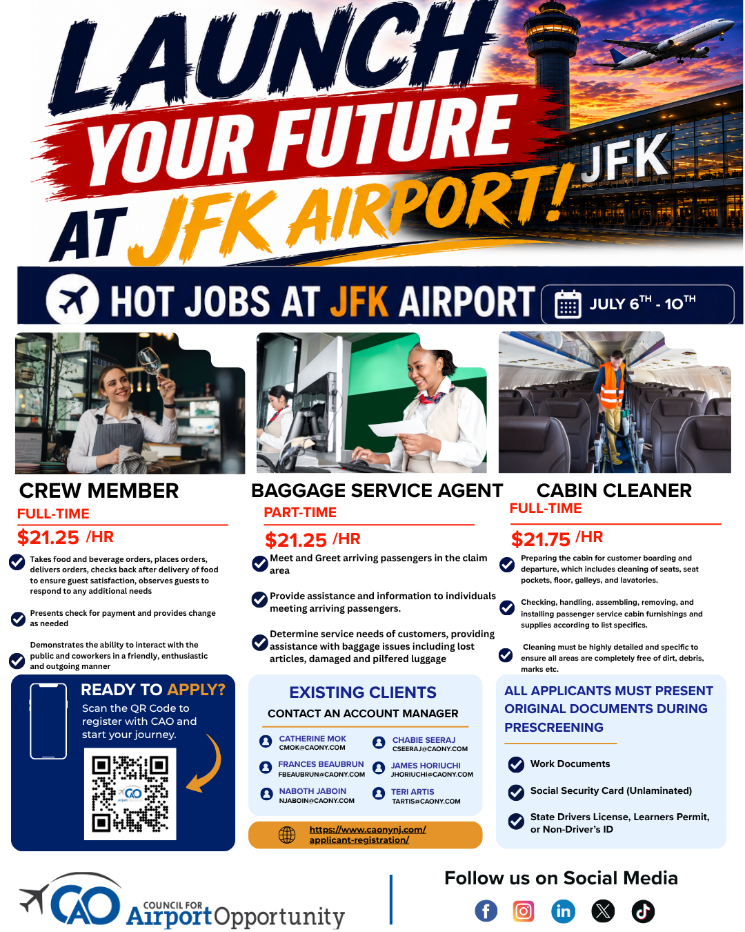 Hot Jobs (July 6-10)