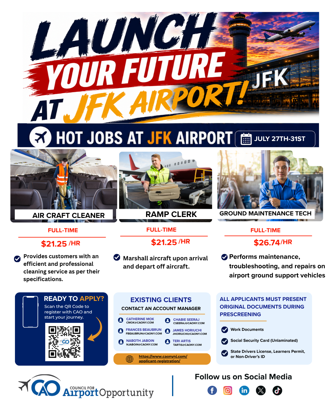 Hot Jobs (July 27-31)