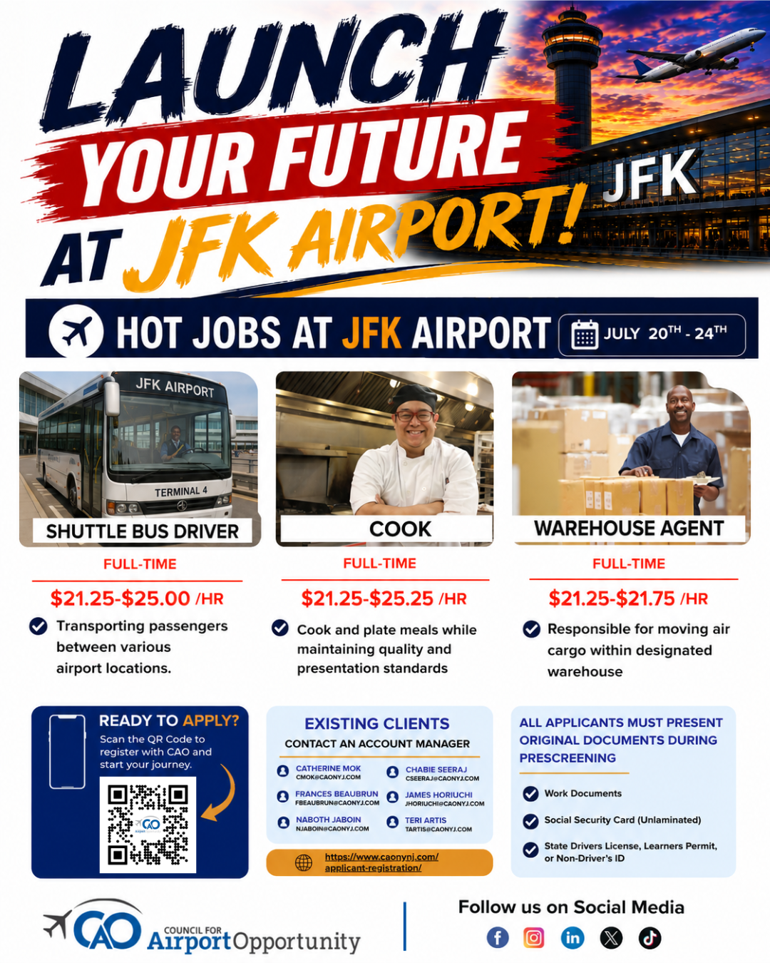 Hot Jobs (July 20-24)