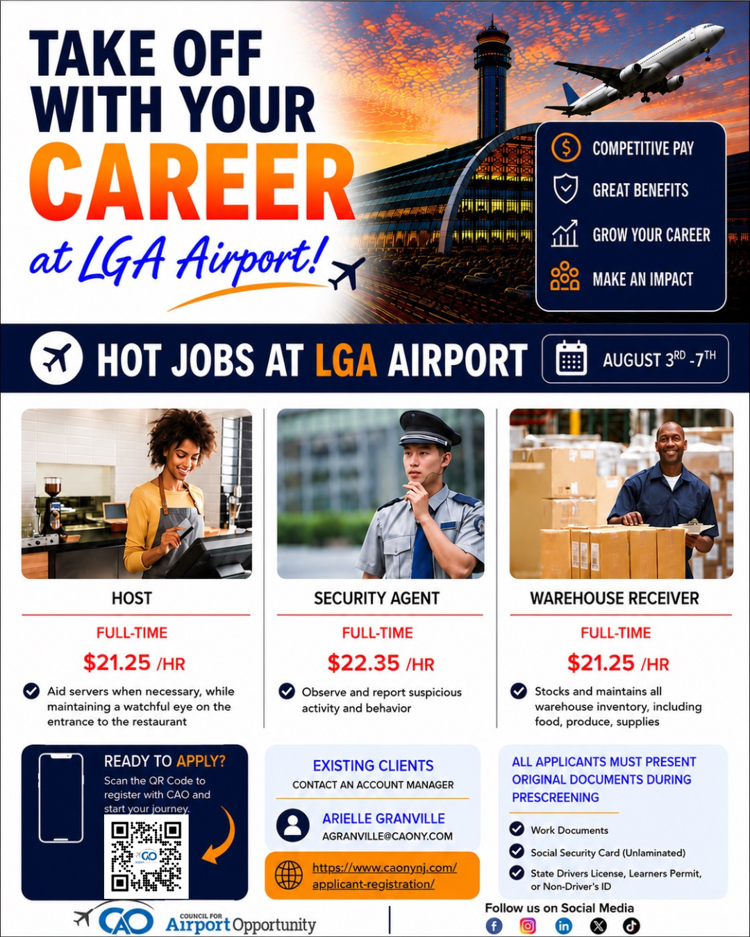 Hot Jobs (August 3-7)