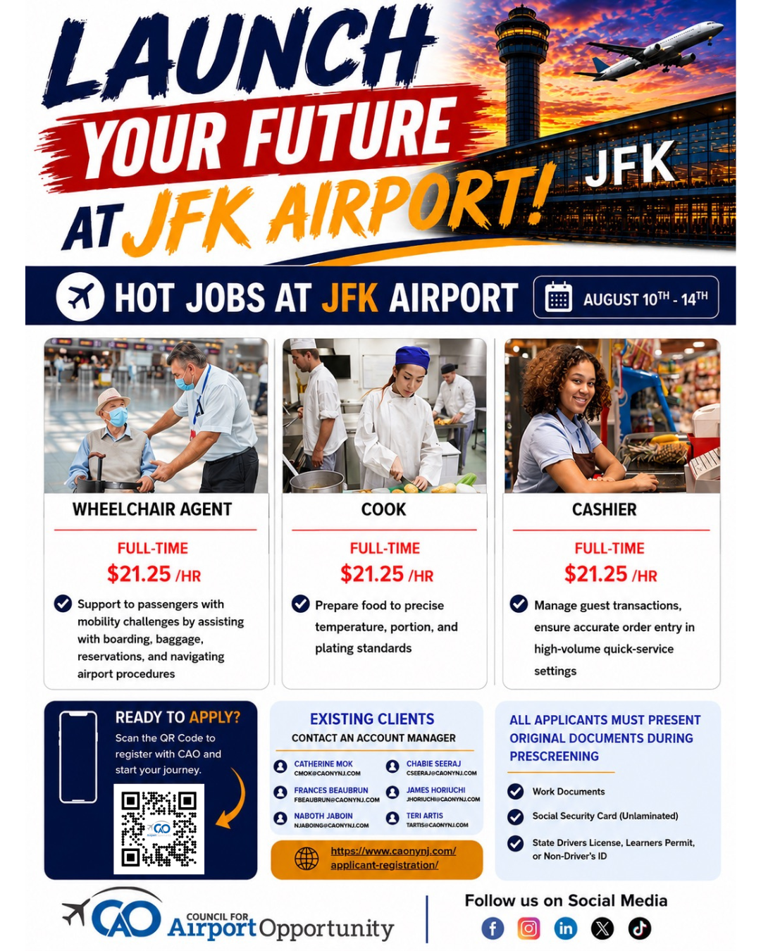 Hot Jobs (August 10-14)