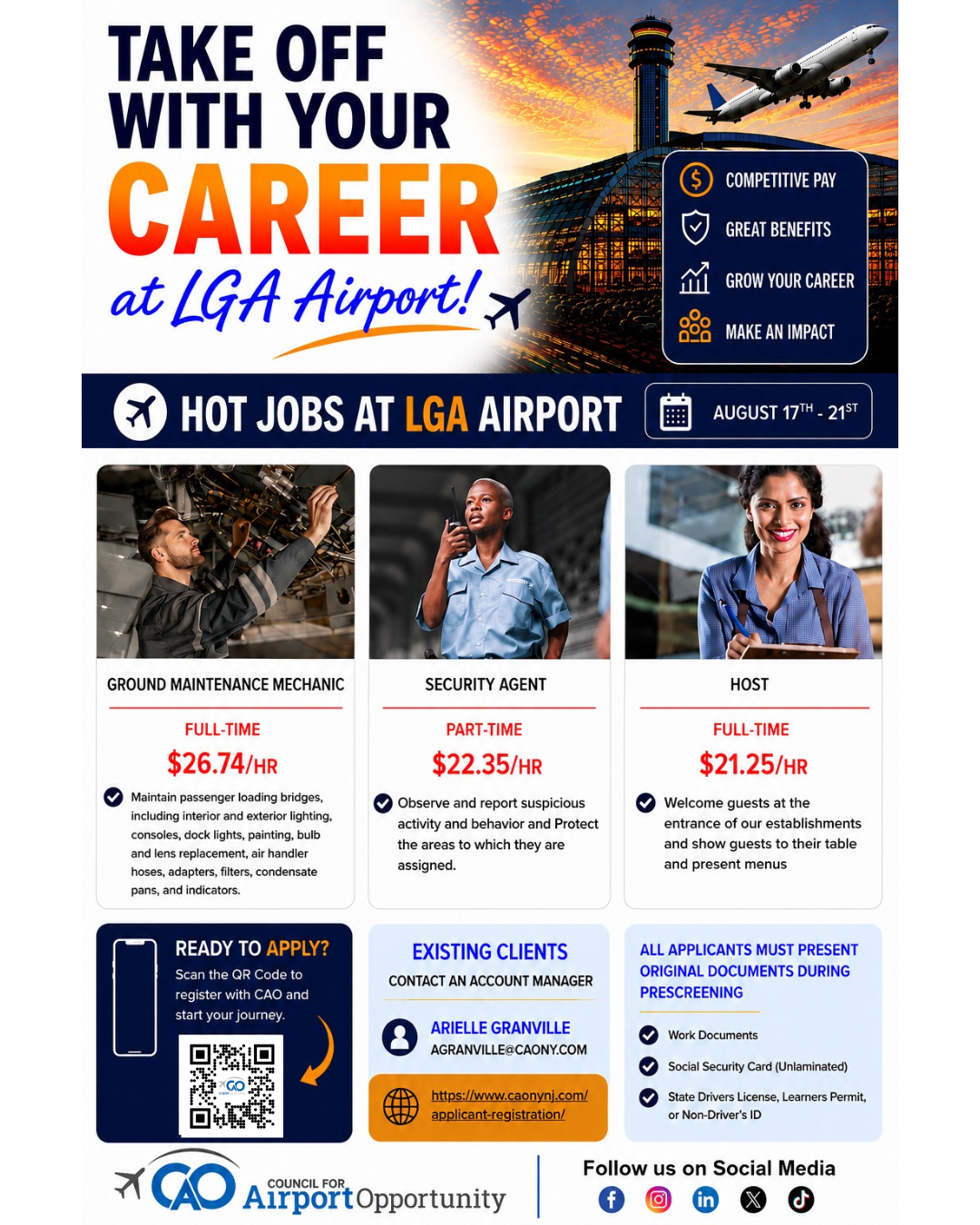Hot Jobs (August 17-21)