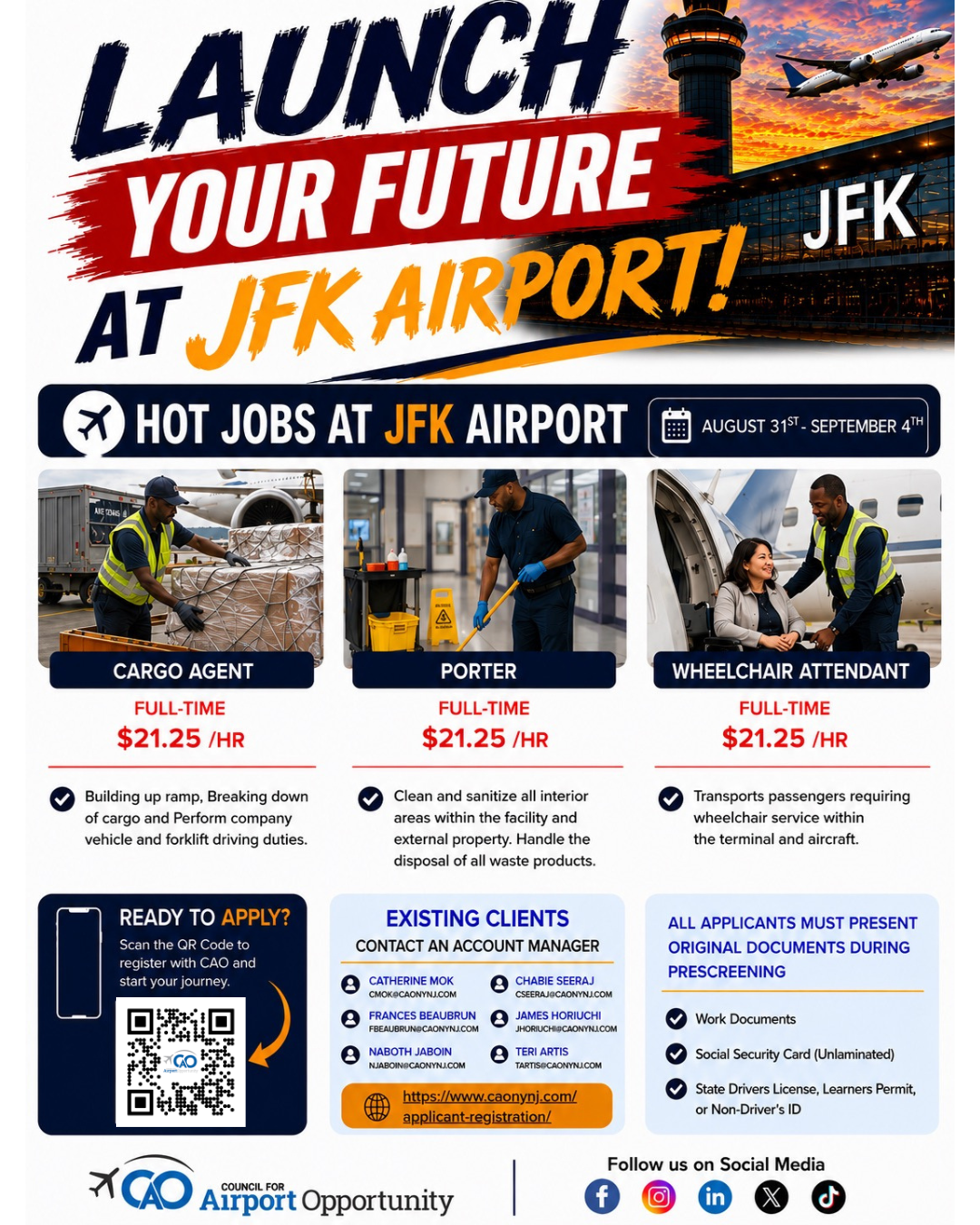 Hot Jobs (August 31-September 4)