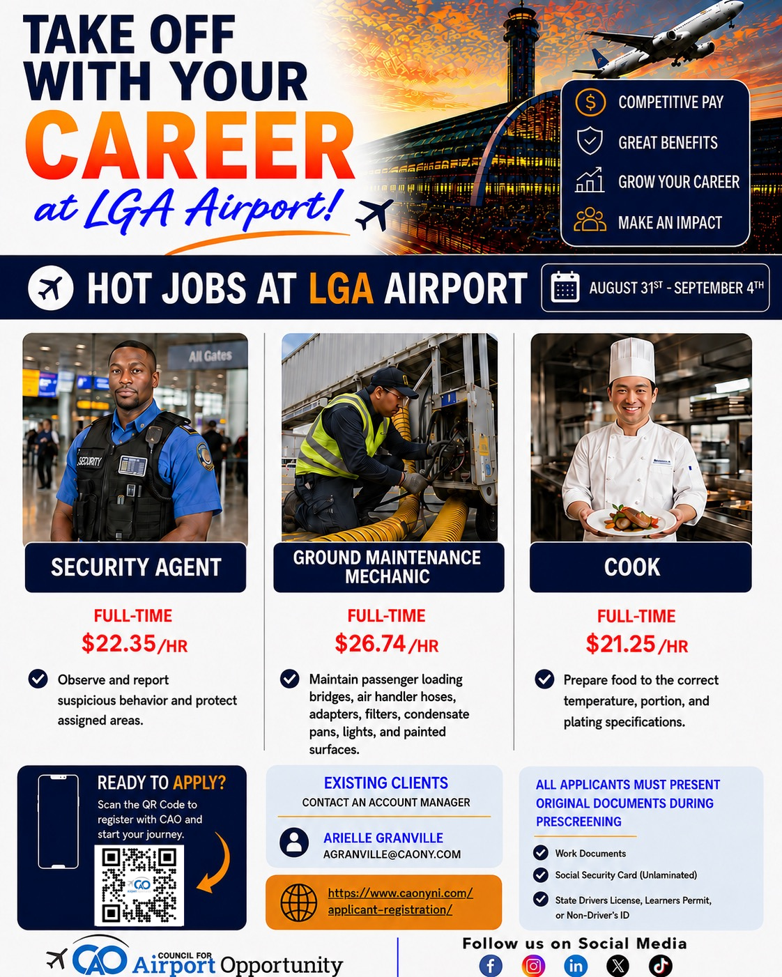Hot Jobs (August 31-September 4)