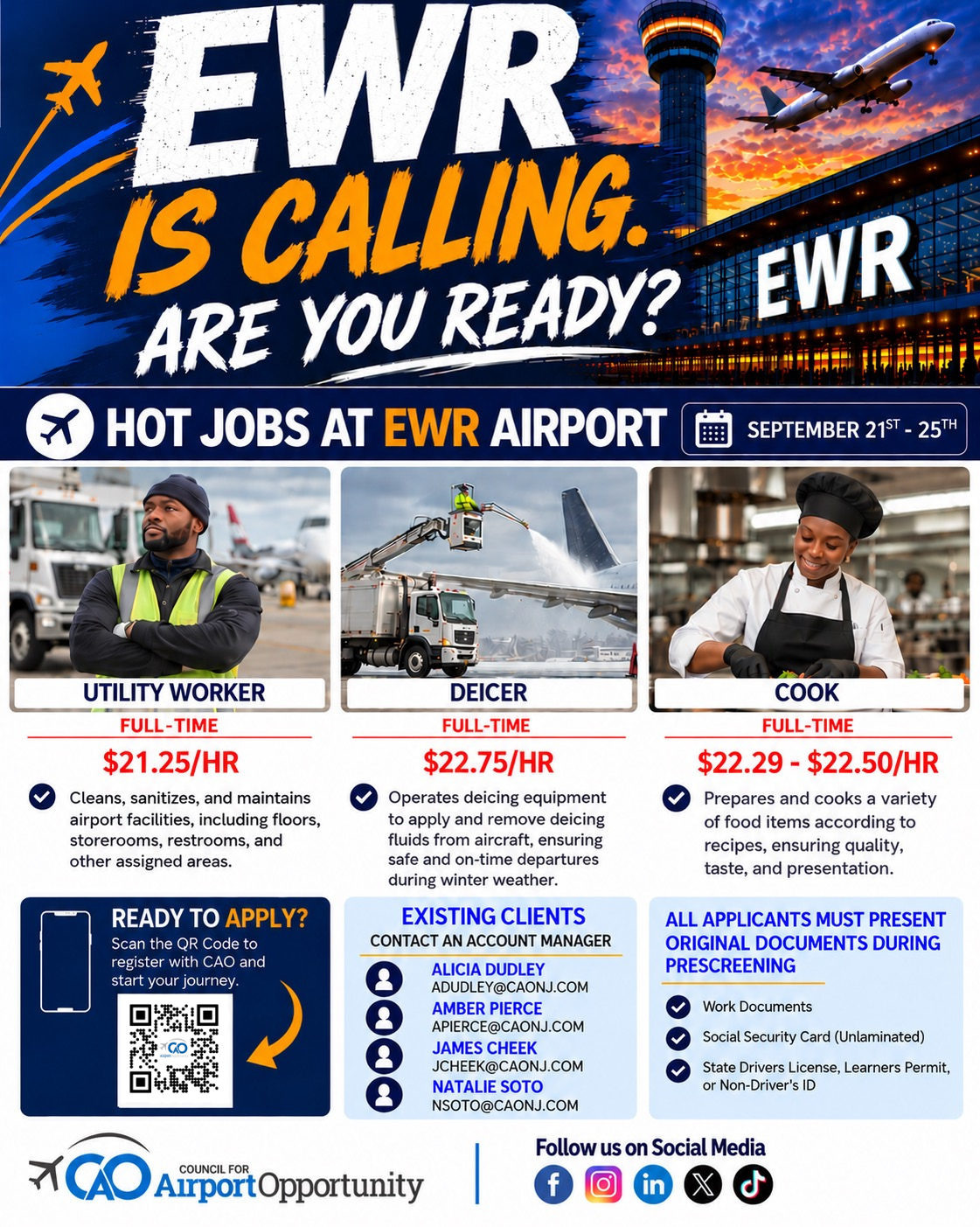 Hot Jobs (September 21-25)