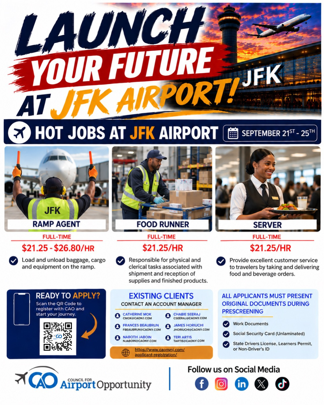 Hot Jobs (September 21-25)