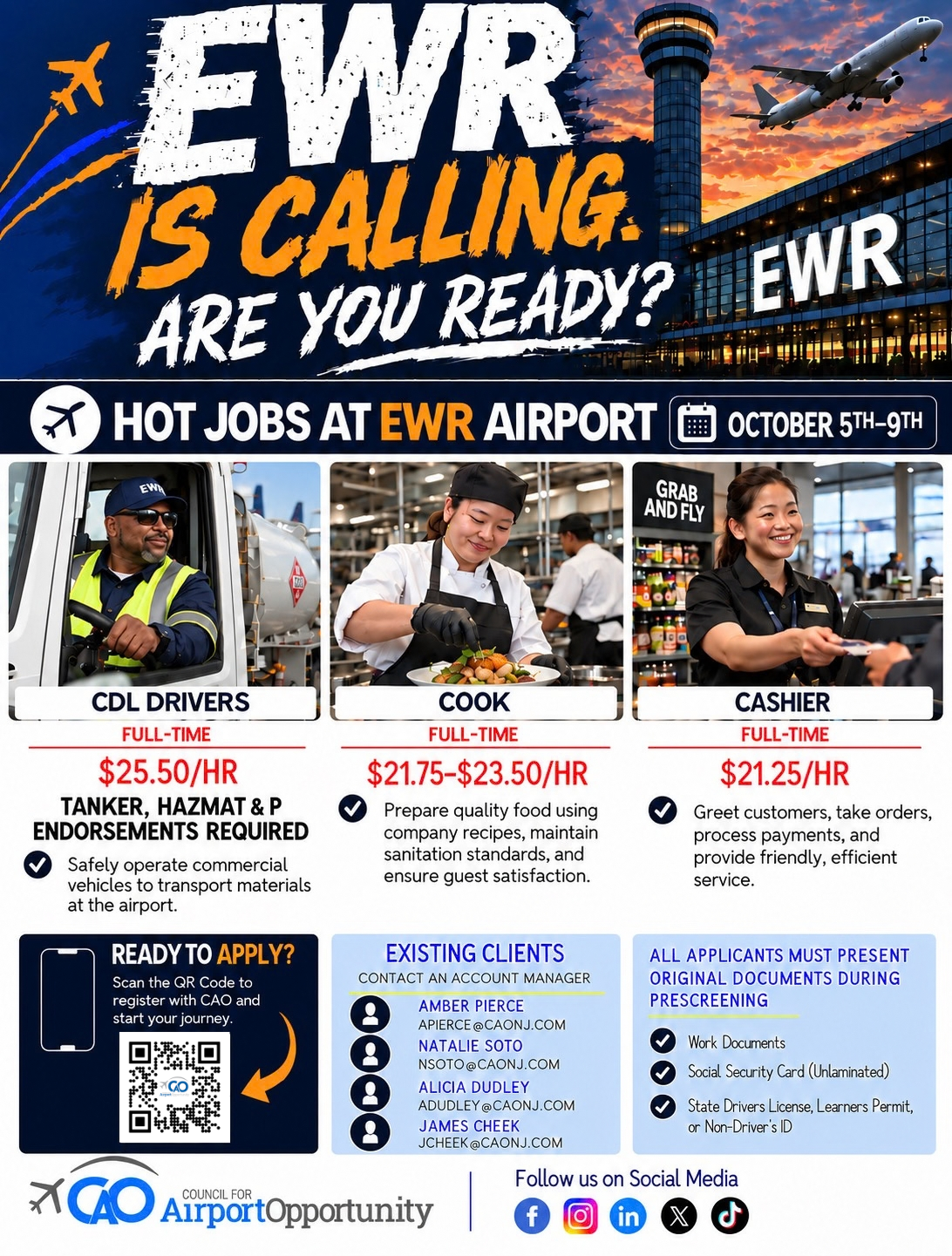 Hot Jobs (October 5-9)