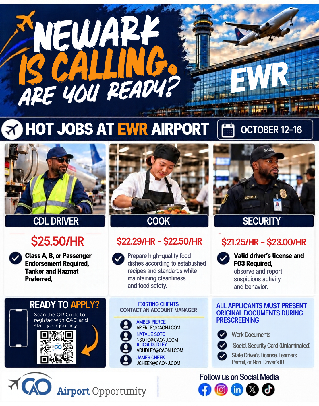 Hot Jobs (October 12-16)