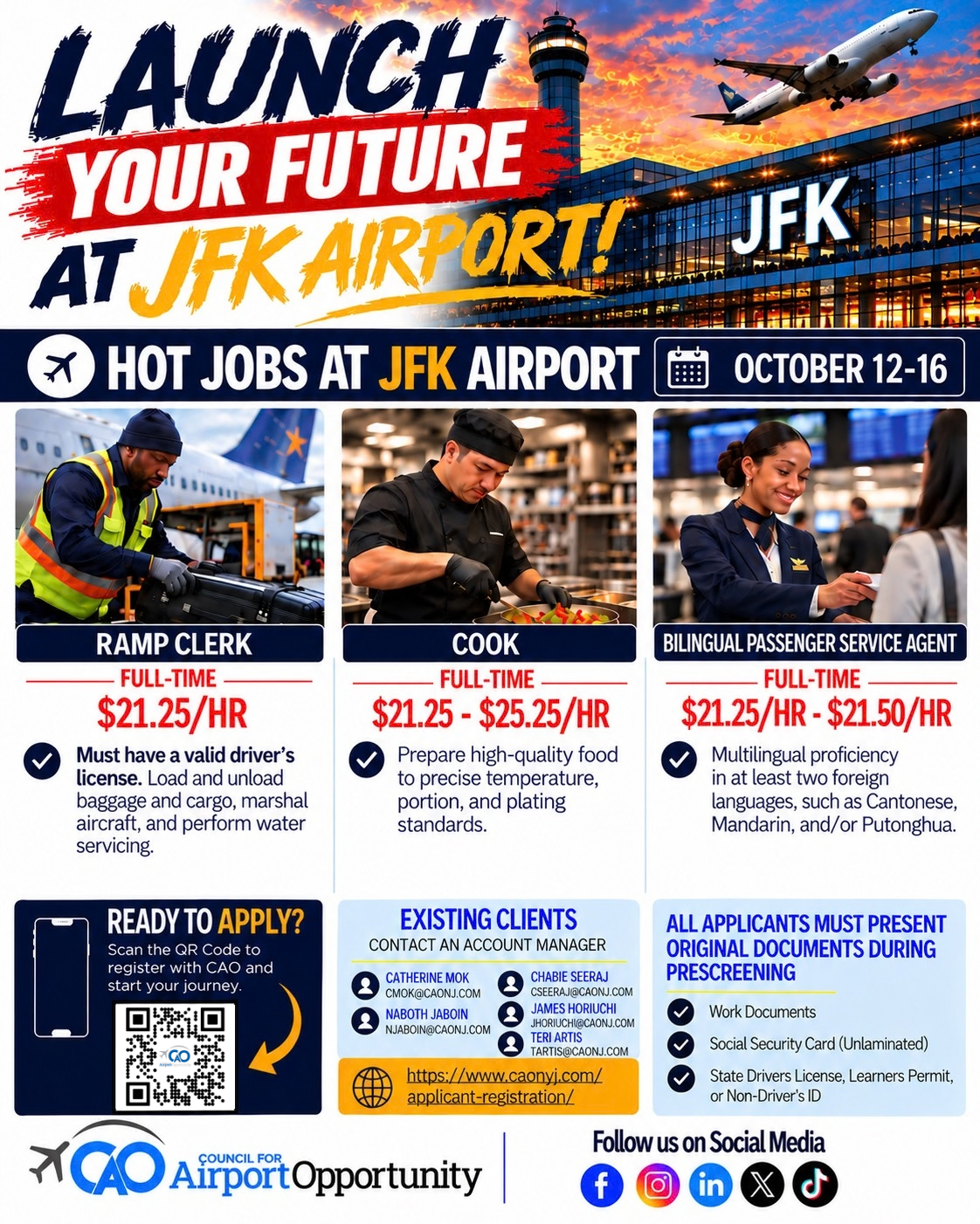 Hot Jobs (October 12-16)